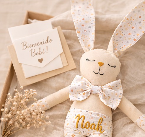 Muñeco conejo personalizado
